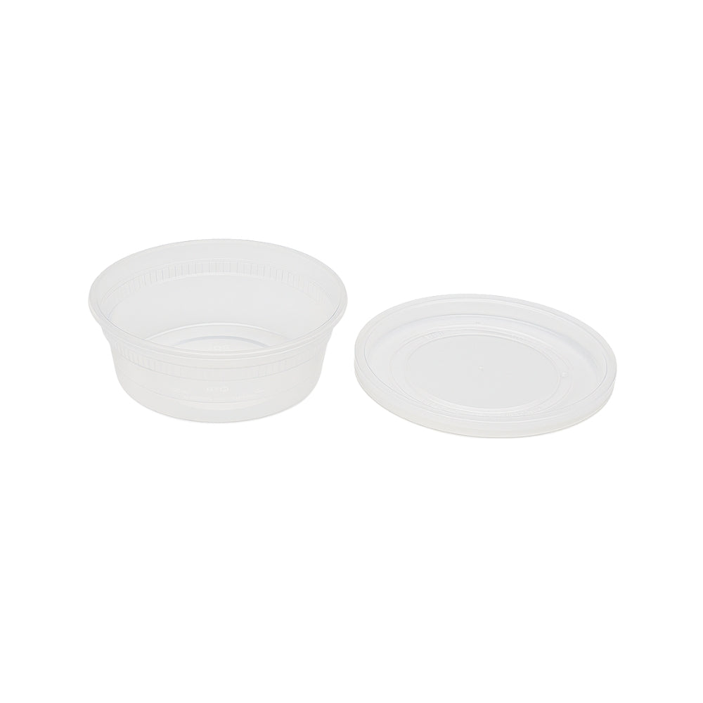 C-8 | TD 8oz PP Leak-resistant Clear Deli Container W/ Lid