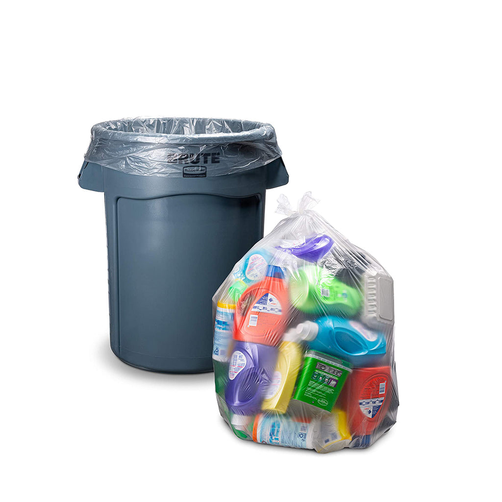 #334438 | 35x50" Strong Clear Garbage Bag - 125 Pcs