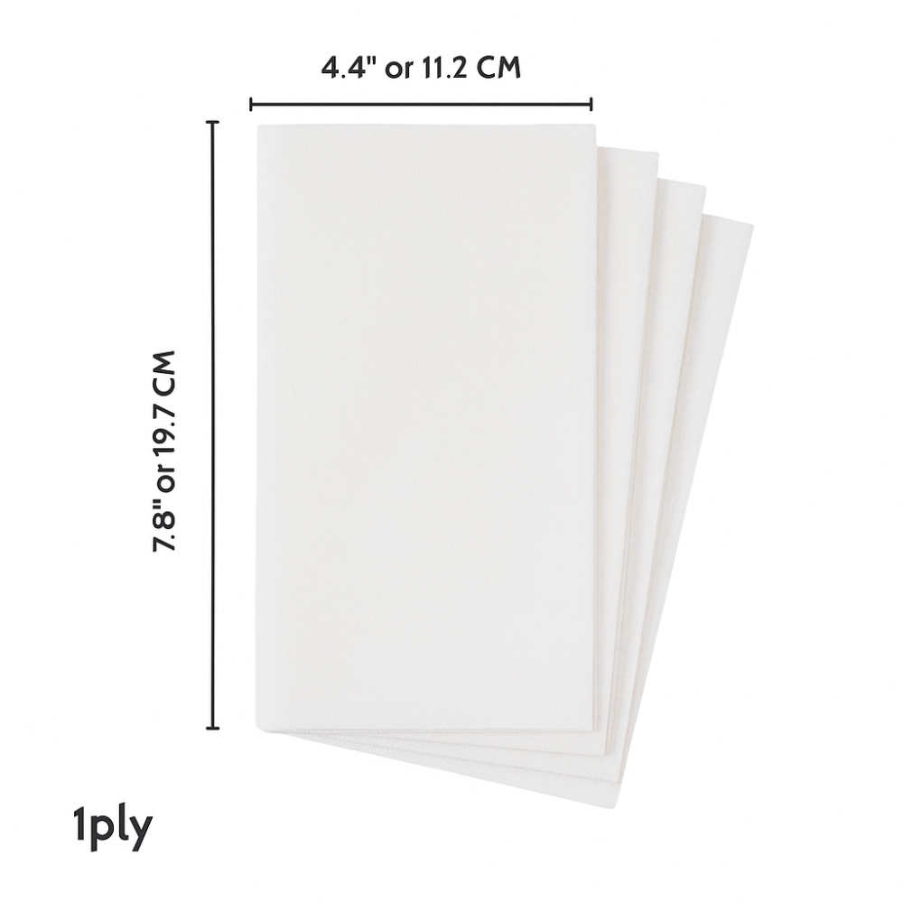 HD-D3000 | Serviette de table en papier 15x17" | 1 pli - 3000 pièces