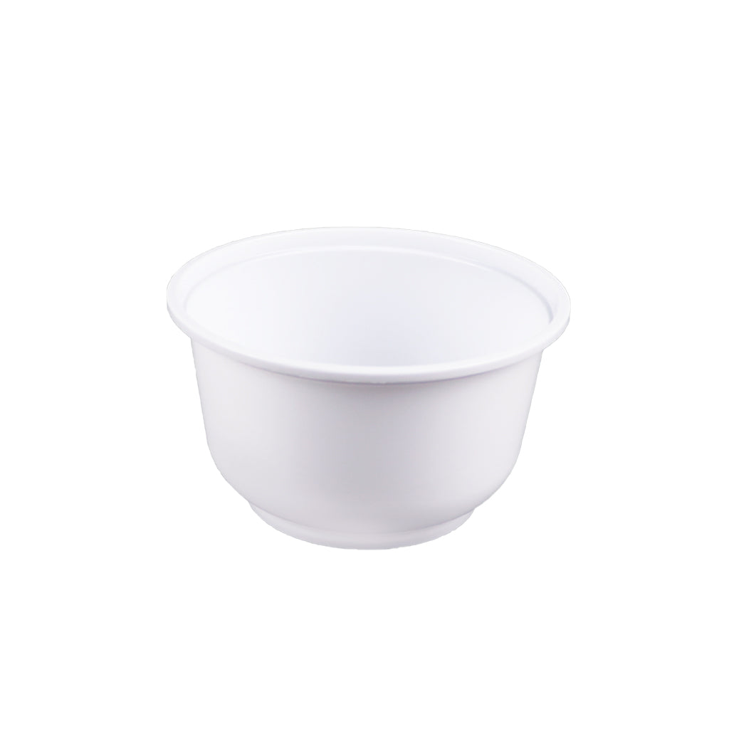 HD-500 | 16oz Microwaveable PP White Round Bowl (Base Only)