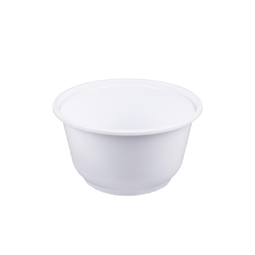 HD-850 | 27oz Microwaveable PP White Round Bowl (Base Only)