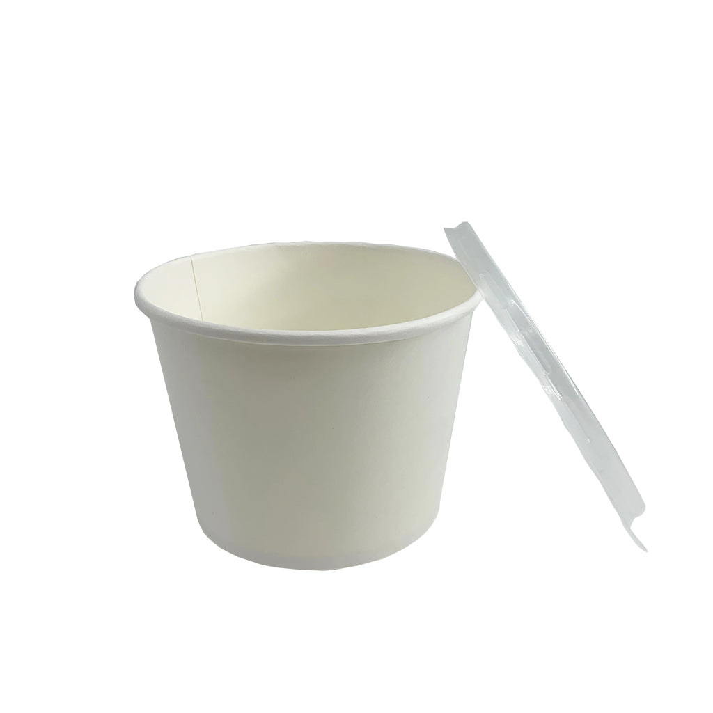 C8511 | 140mm PP Clear Round Lid | Fit PB1000 Paper Bowl (Lid Only)