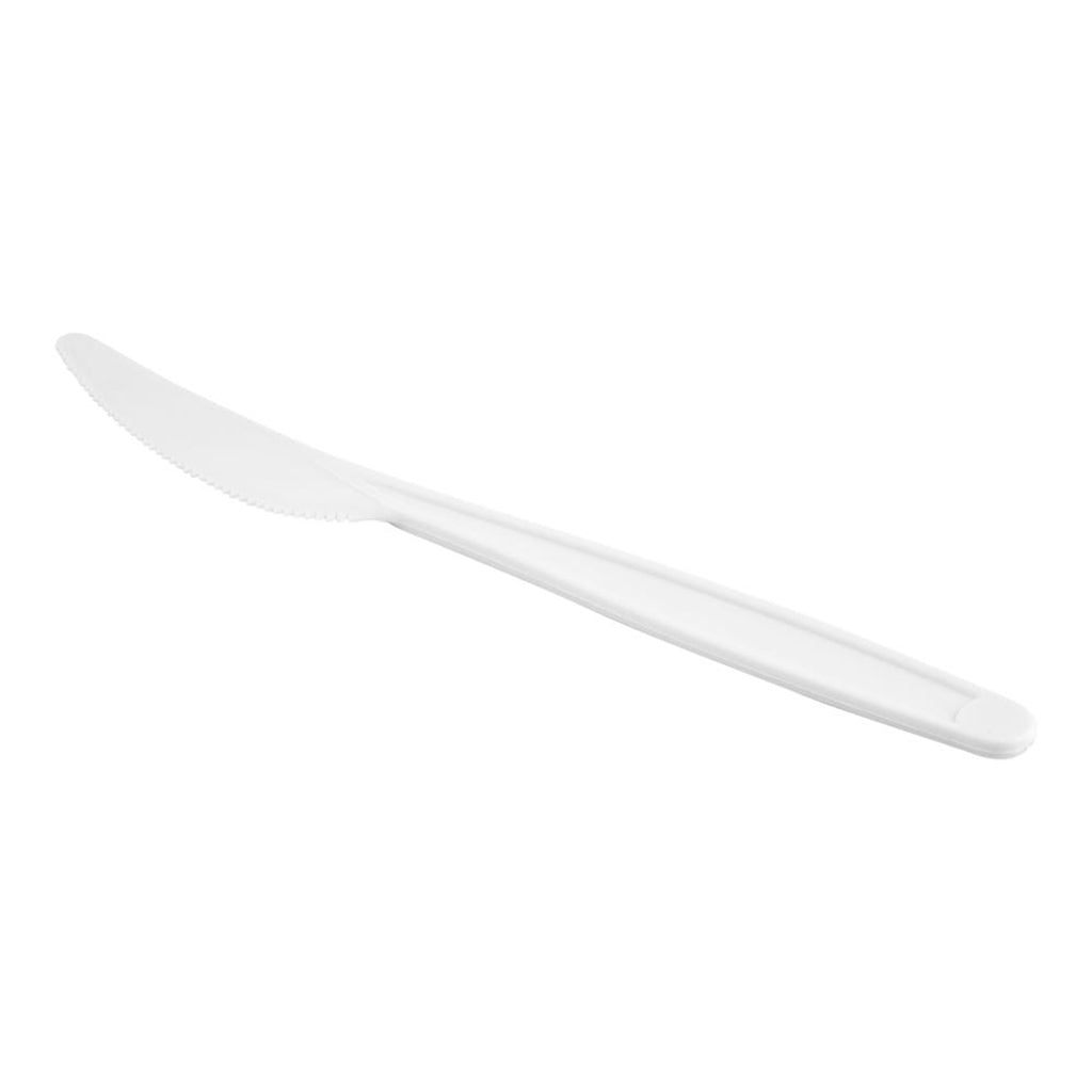 80652 | Couteau Bio Compostable PLA 7" - 1000 Pièces