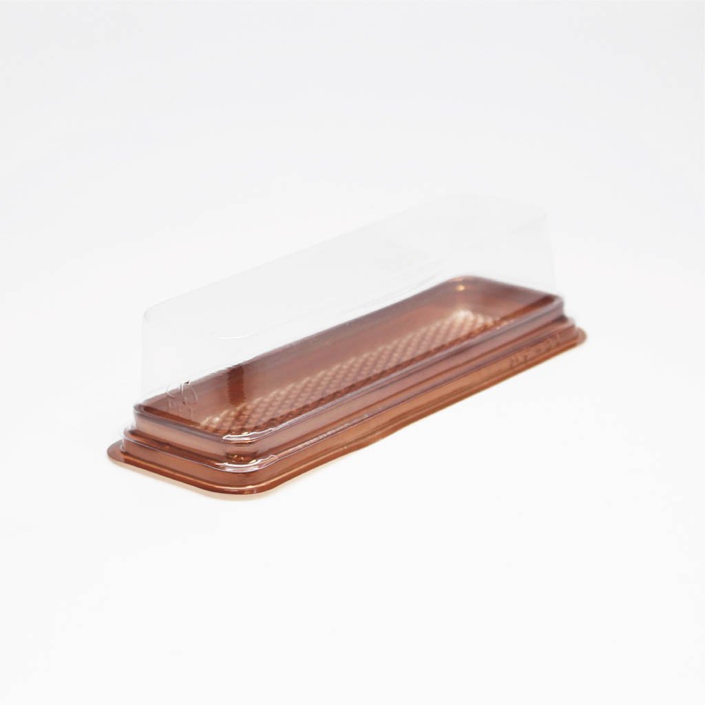 Macaron PET Clear Rectangular Box W/ Lid | 6.5x1.57x1.77" -150 Sets - HD Plastic Product (Canada). Inc