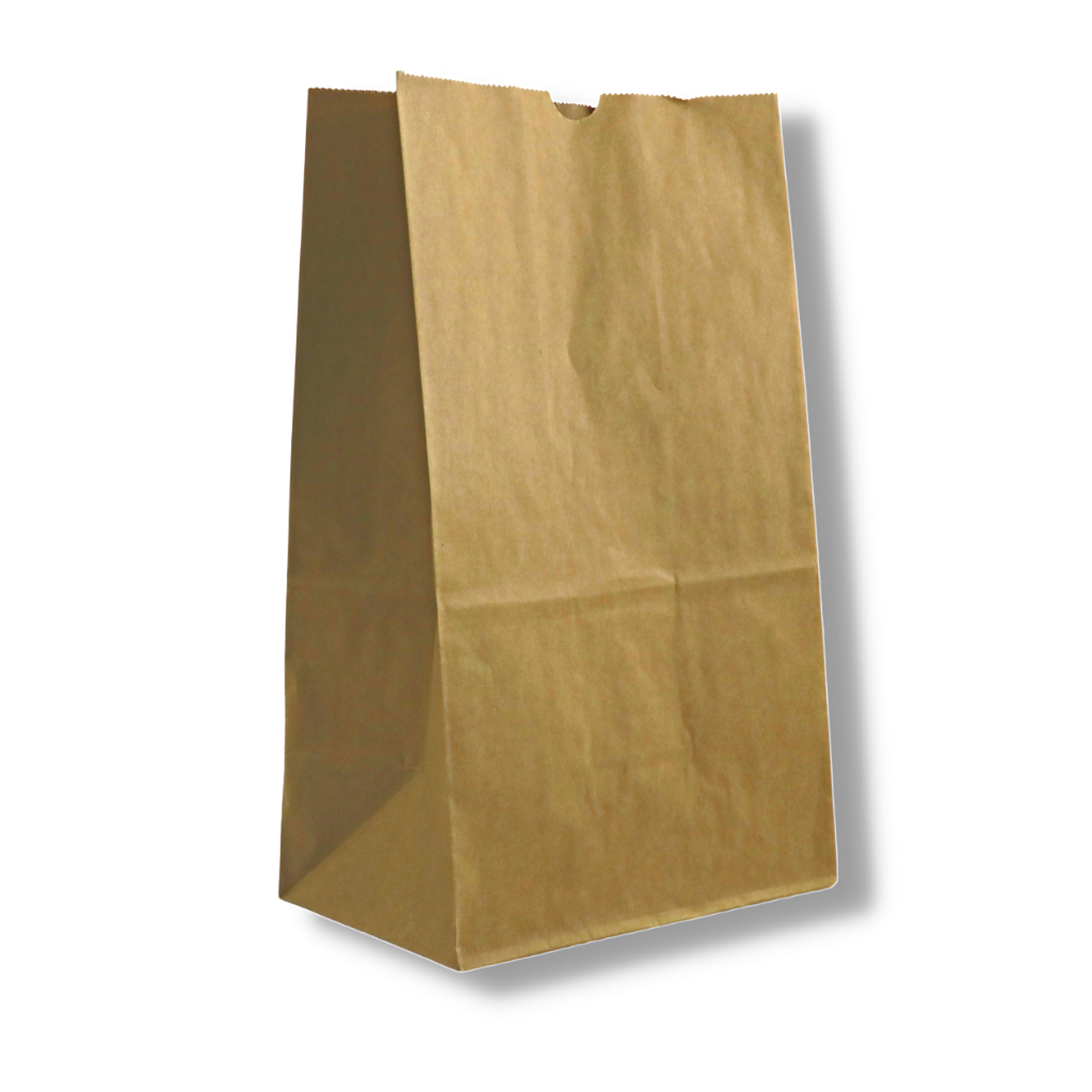 HD-8614 #520 | 20lb Paper Kraft Checkstand Bag | 8.25x5.75x14.25"
