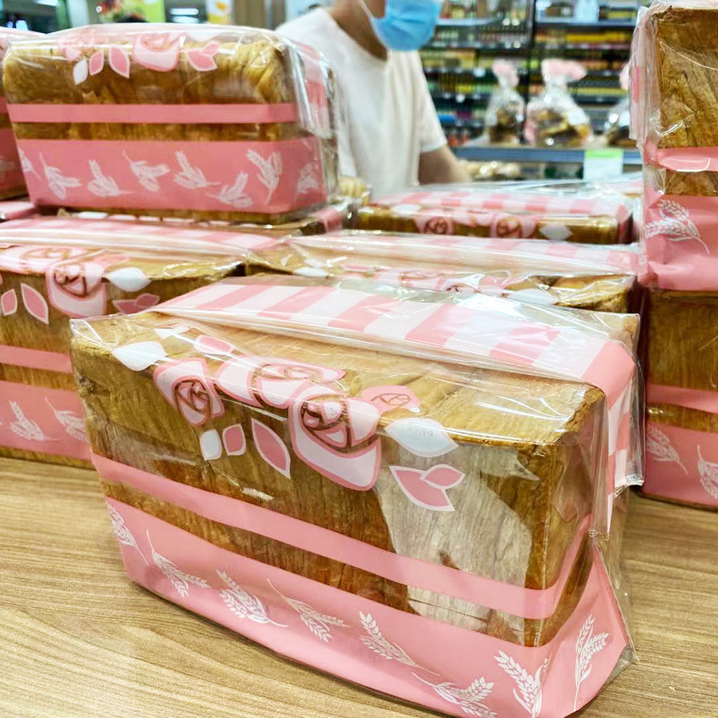 OPP Rose Stand Up Bakery Bag Cello Treat Bag | 10.79x4x13"