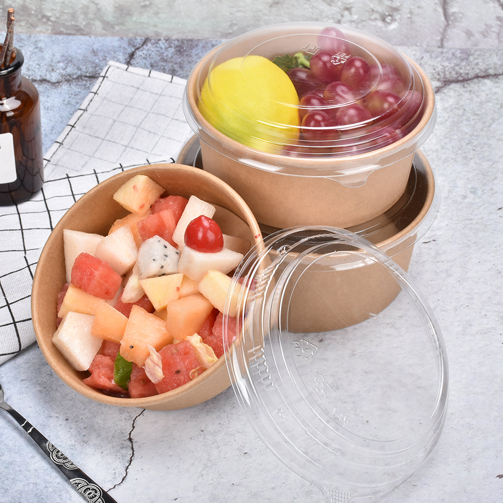 Custom Printed Paper Bowl fruit salad