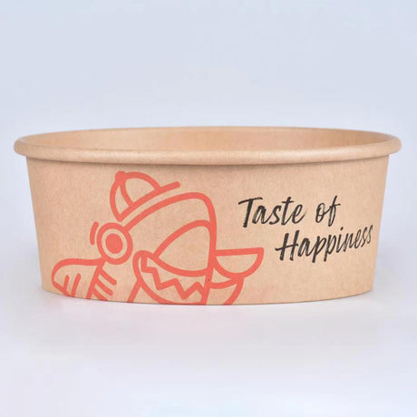 Custom Printed Kraft Paper Bowl