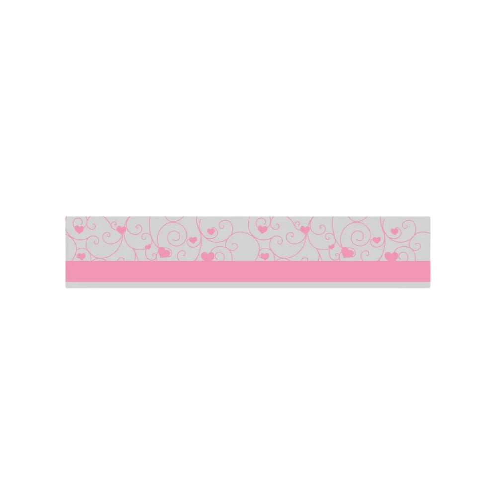 Plastic Pink Heart Cake Wrap Film | 35x7cm - 1000 Pcs - HD Plastic Product (Canada). Inc