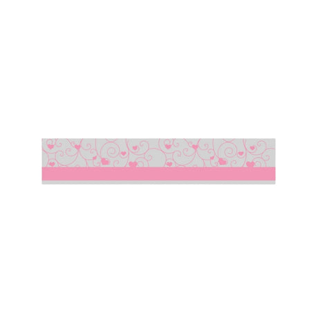 Plastic Pink Heart Cake Wrap Film | 35x7cm - 1000 Pcs - HD Plastic Product (Canada). Inc