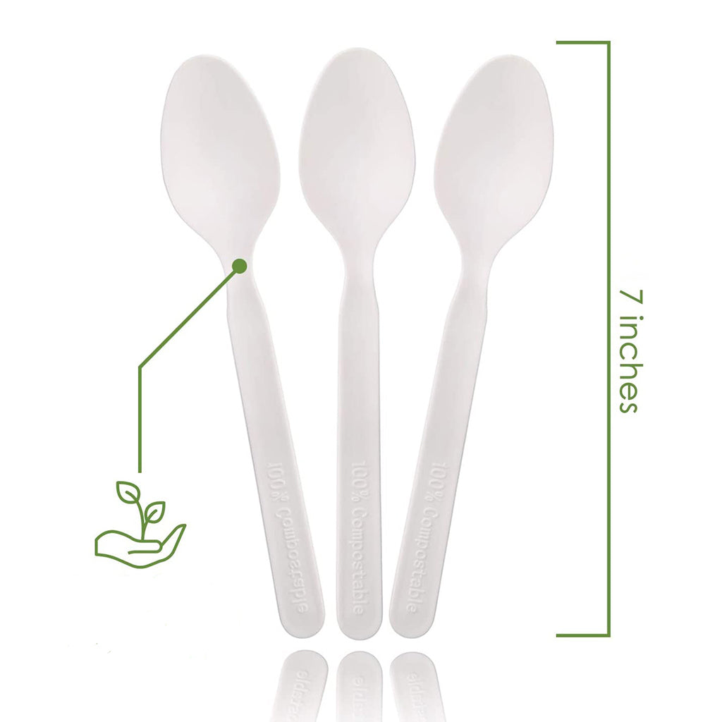 Compostable PLA Bio Soup Spoon