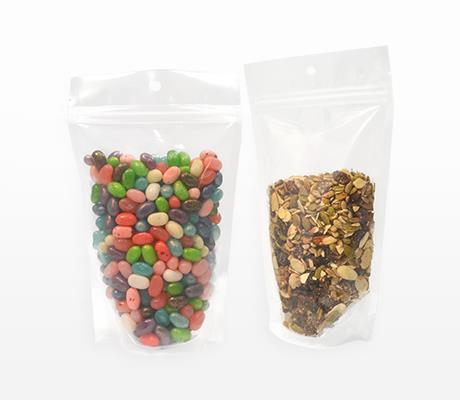 SZ4003 | 4.5mil Clear Stand-Up Zip-Lock Pouch W/ Hang-Hole | 6x9" - 1000 Pcs - HD Plastic Product (Canada). Inc