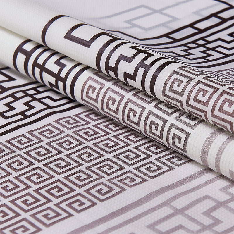 Nappe à motif géométrique en plastique pierre biodégradable | 160x160cm - 100 Pièces