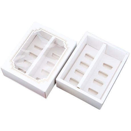 White Rectangular Macaron Paper Box-200 Sets - HD Plastic Product (Canada). Inc