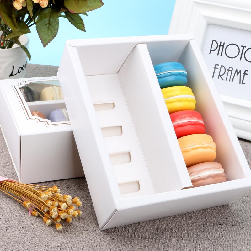 White Rectangular Macaron Paper Box-200 Sets - HD Plastic Product (Canada). Inc