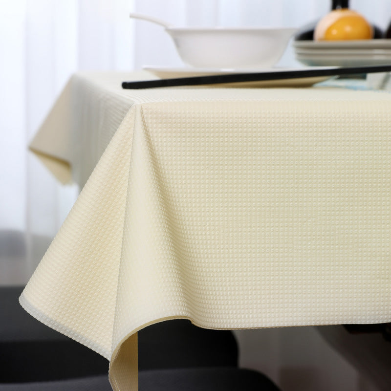 Nappe jaune en plastique pierre biodégradable | 160x160cm - 100 Pièces
