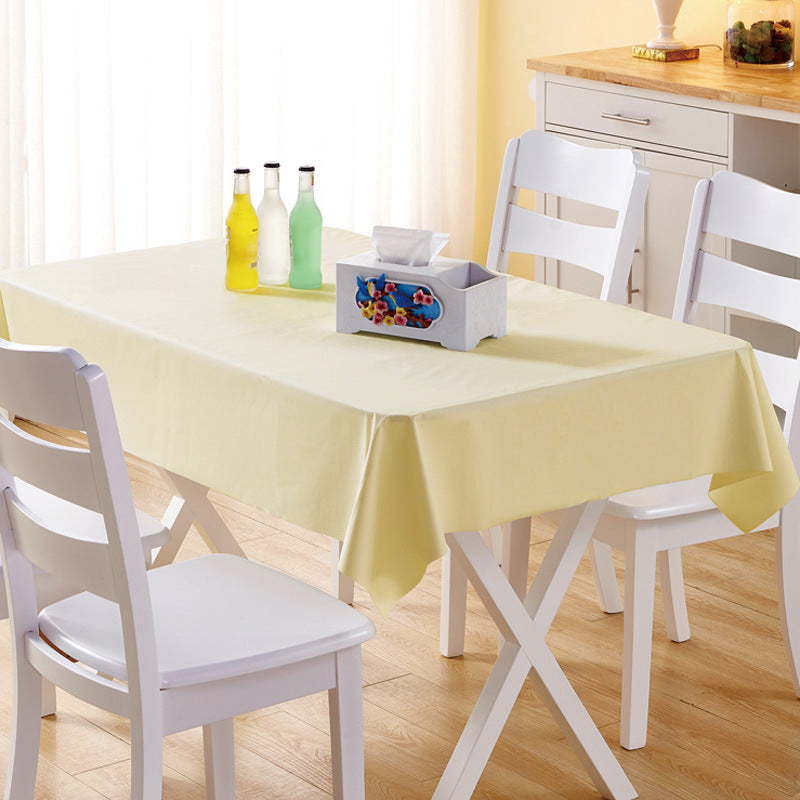 Nappe jaune en plastique pierre biodégradable | 220x220cm - 100 Pièces