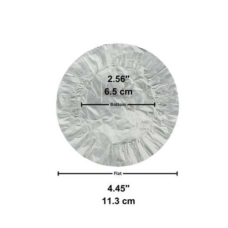 102/11 | 4.45" Aluminum Foil Tart Shell Baking Cup-size