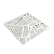 11.8x11.8" Newsprint Liner Food Wrap Paper - 2000 Pcs