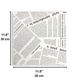 11.8x11.8" Newsprint Liner Food Wrap Paper - size