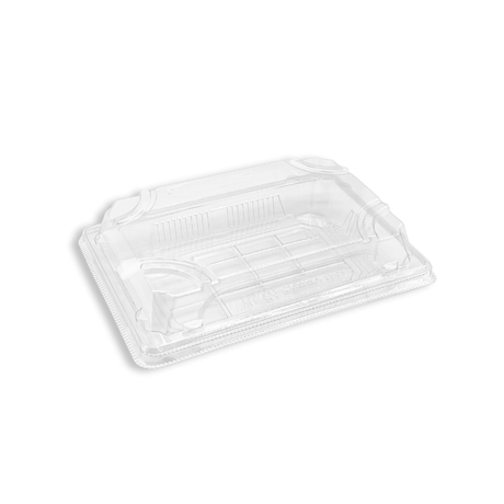 #1103 PET | Clear Sushi Tray W/ Lid | 6.5x4.53x1.89" - 500 Sets