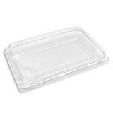 #1109 PET | Clear Sushi Tray W/ Lid | 9.45x5.9x1.77" - 400 Sets