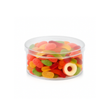 15oz Round Clear Dessert Container W/ Lid | 4.72x1.97"-with candy