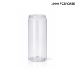  16oz Can-Shaped Clear PET Cup | 55mm Top (Base Only) - 1000 pcs