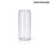  16oz Can-Shaped Clear PET Cup | 55mm Top (Base Only) - 1000 pcs