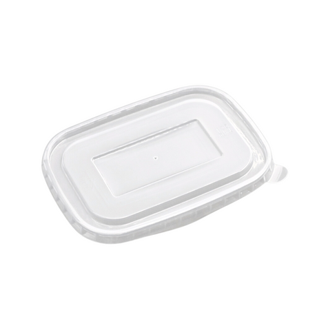 170x120mm Clear Rectangular PP Lid | Fit R-580B/750B/1000B Container (Lid Only) - 300 Pcs