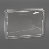 C01-OME-ATCLH32LID | Couvercle rectangulaire transparent | Convient à la boîte Bento à 5 compartiments (couvercle uniquement) - 300 pièces