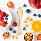 4.7" Compostable Wooden Tea Spoon