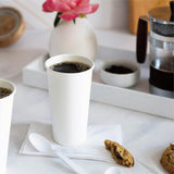 20oz Eco-friendly White Round Hot Paper Cup - 600 Pcs - HD Plastic Product (Canada). Inc