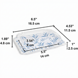 #1105 PET | Plateau à sushi transparent avec couvercle | 7,28 x 5,12 x 1,77 po - 500 ensembles