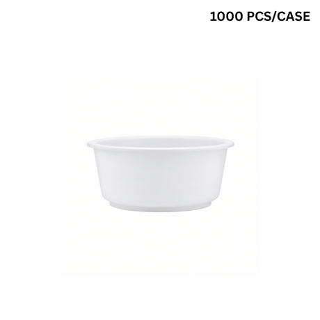 360FBM | 12oz Microwaveable PP White Round Bowl | 120mm Top (Base Only)-1000pcs