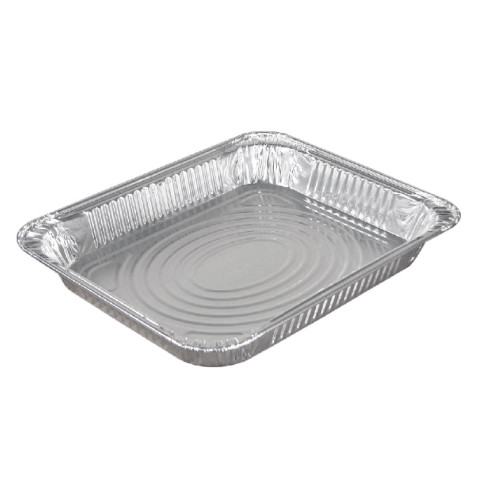 1½ lb. Shallow Carry Out Foil Pan with Plastic Lid - #230P