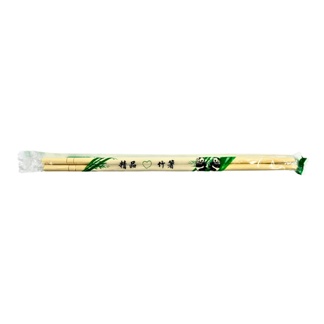 5.5mm Individually Plastic Wrapped Bamboo Chopsticks