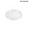 53241FL | 117mm PET Flat Lid | Fit 53244 24oz Round Salad Container (Lids Only) - 500 pcs