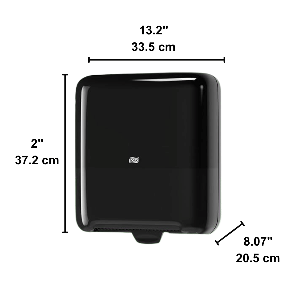 5510282 Matic Hand Towel Roll Dispenser - Black | Elevation Design