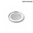 55mm Easy-Peel Foil Lid | Fit 55mm Top Can-Shaped PET Cup (Lid Only) - 1000 pcs