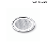 55mm Easy-Peel Foil Lid | Fit 55mm Top Can-Shaped PET Cup (Lid Only) - 1000 pcs