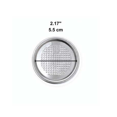 55mm Easy-Peel Foil Lid | Fit 55mm Top Can-Shaped PET Cup (Lid Only) - size