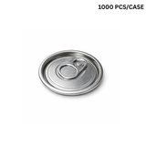 55mm Full-Open Pull Tab Lid | Fit 55mm Top Can-Shaped PET Cup (Lid Only) - 1000 pcs