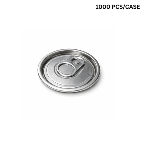 55mm Full-Open Pull Tab Lid | Fit 55mm Top Can-Shaped PET Cup (Lid Only) - 1000 pcs