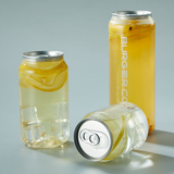 55mm Half-Open Pull Tab Lid | Fit 55mm Top Can-Shaped PET Cup (Lid Only)-with cup