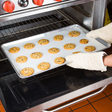 18.5x26.5" White Parchment Paper Baking Sheet - With Cookie