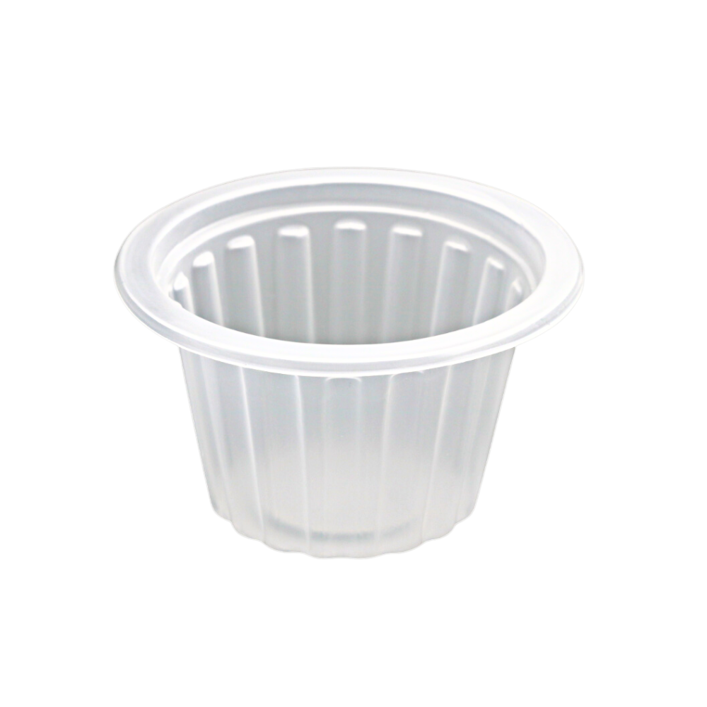 5oz Clear Round Mini Pudding Cup Dessert Cup