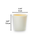 80721 | 6oz White Single Wall Paper Cup | 80mm - size
