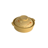 #774149 | 7.5" Shallow Clay Sand Pot | Donabe Hotpot for Stove & Oven