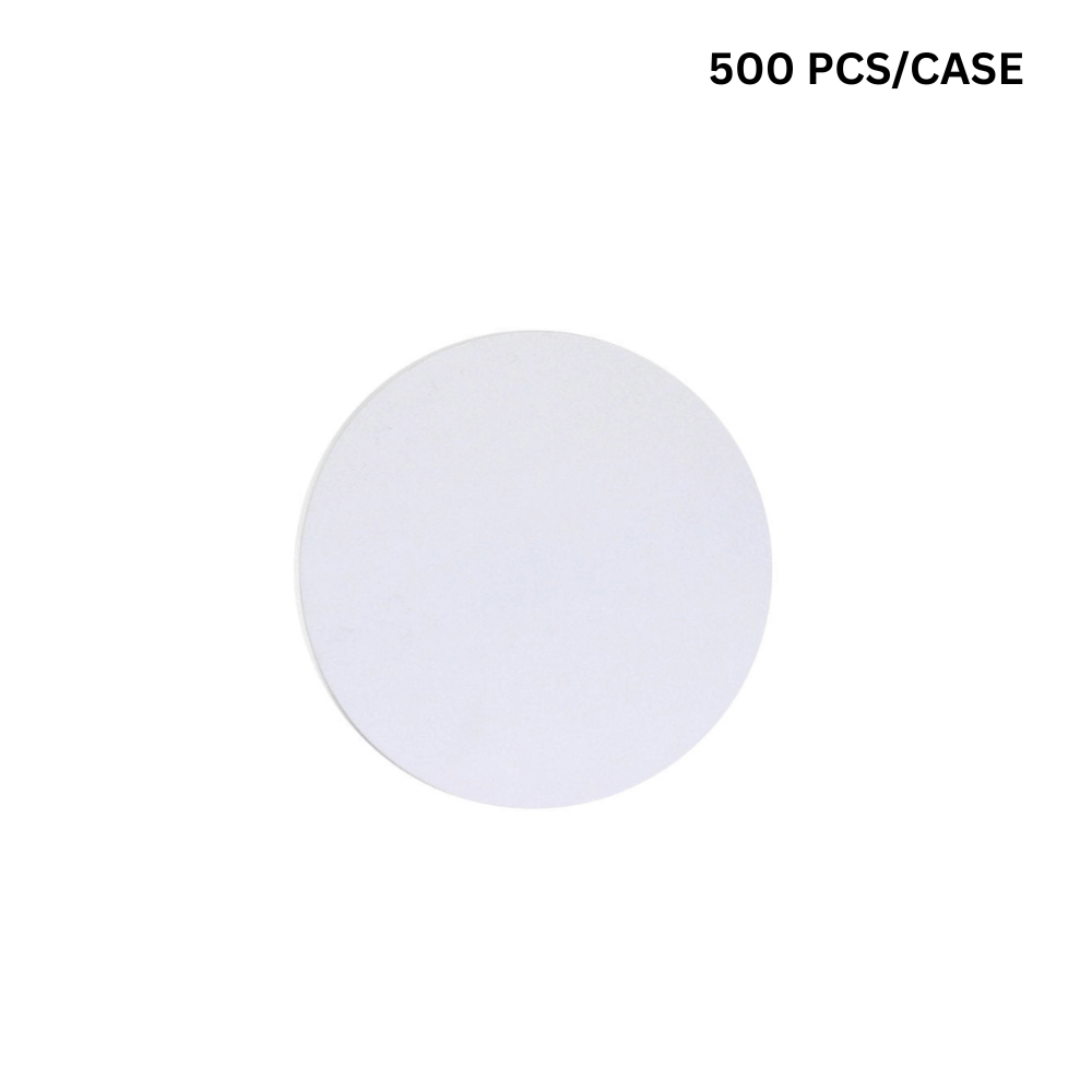 7" Heavy Duty White Round Paper Lid | Fit 7" Foil Container (Lid Only) - 500 pcs